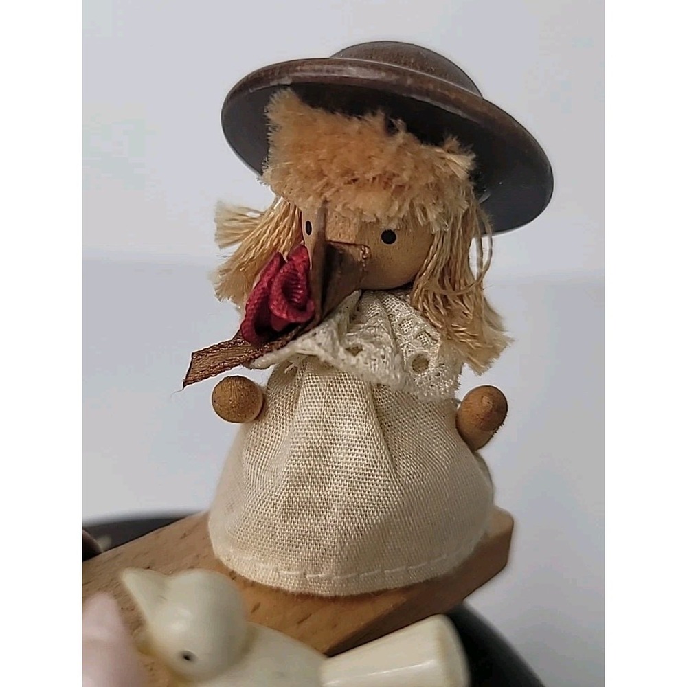 TOA Japan Creative Hand Memory Wooden See-Saw Music Box 407-400 Working RARE - Picture 12 of 12